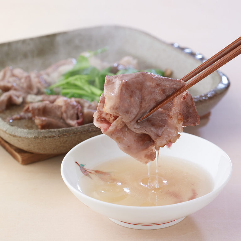 おだしで食べる焼きしゃぶ