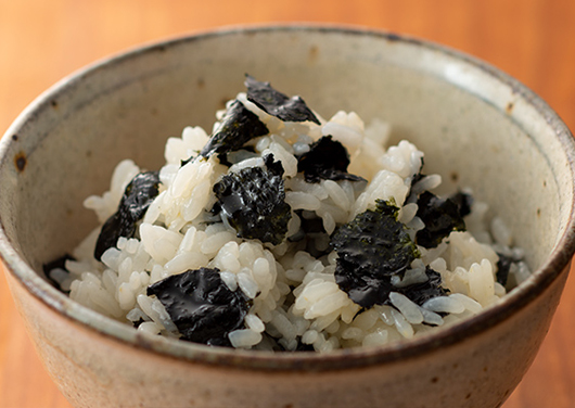 茅乃舎だしのだし炊きごはん　海苔とごま油