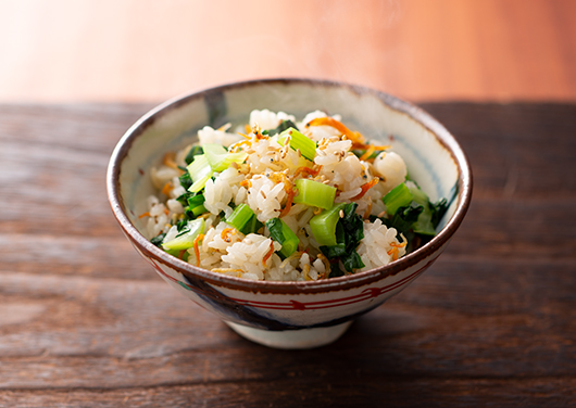 カリカリじゃこのだし炊きごはん