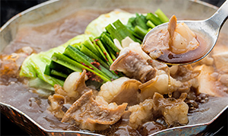 椒房庵の博多もつ鍋