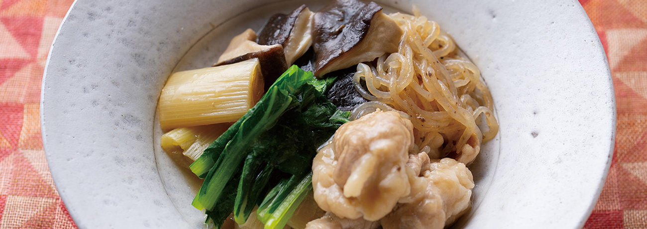 豚肉と根菜のさっと煮 生姜風味