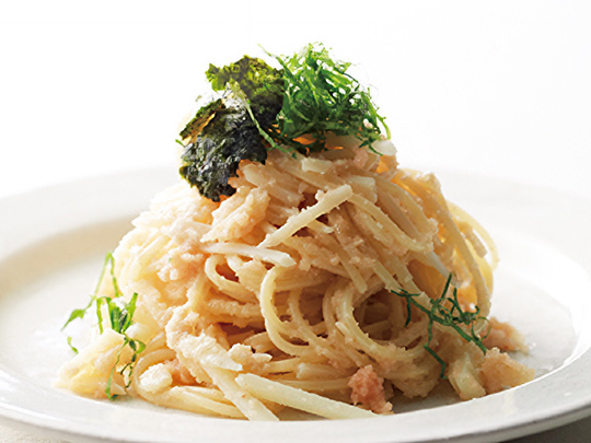 明太子と相性抜群 新じゃがのたらこスパゲティ