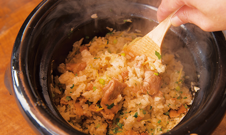 生姜焼き混ぜごはん